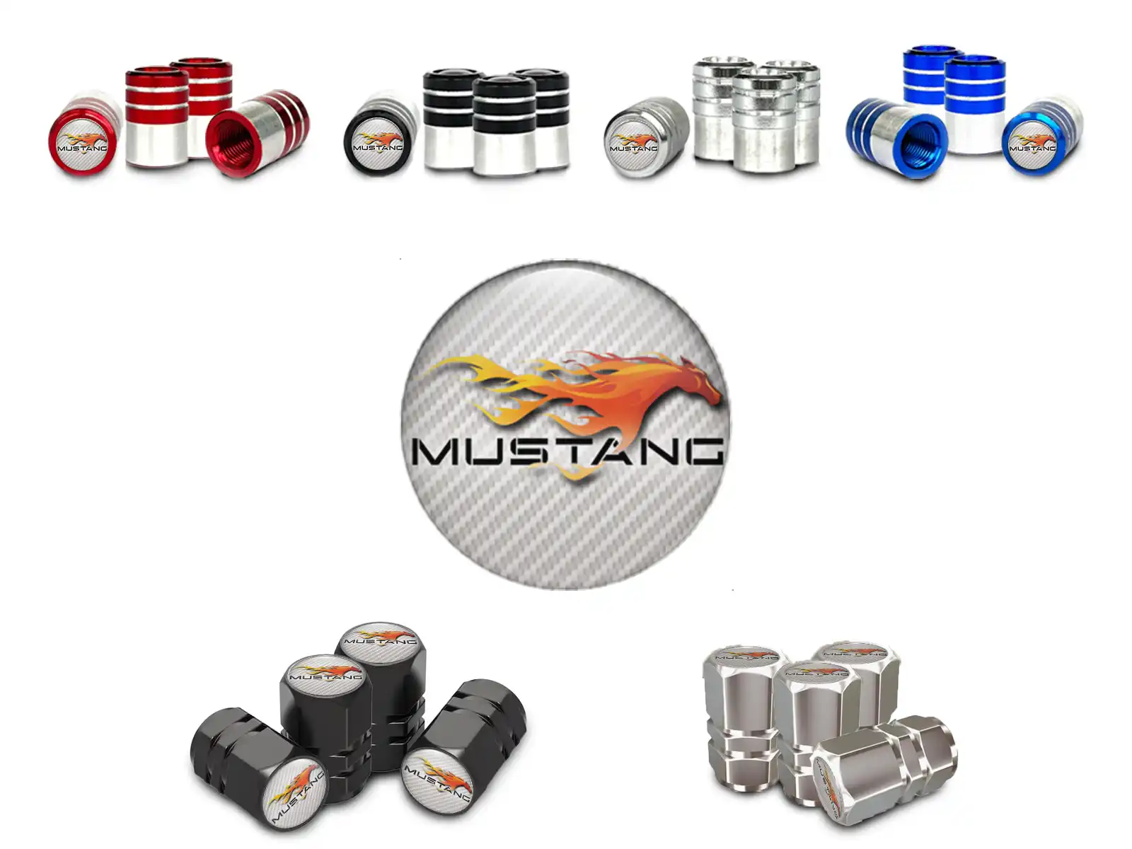 Wheel Stem Caps for Cars Minimal Edition